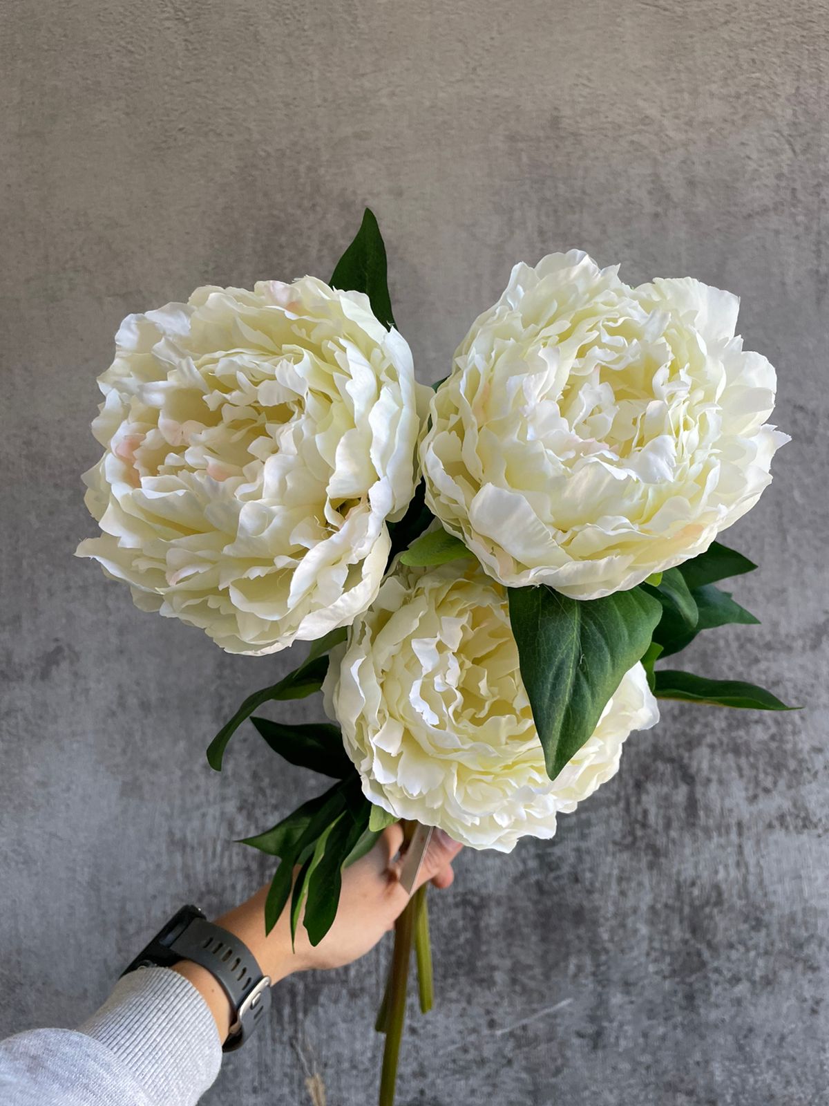 Peonia - Blanca 58 cm