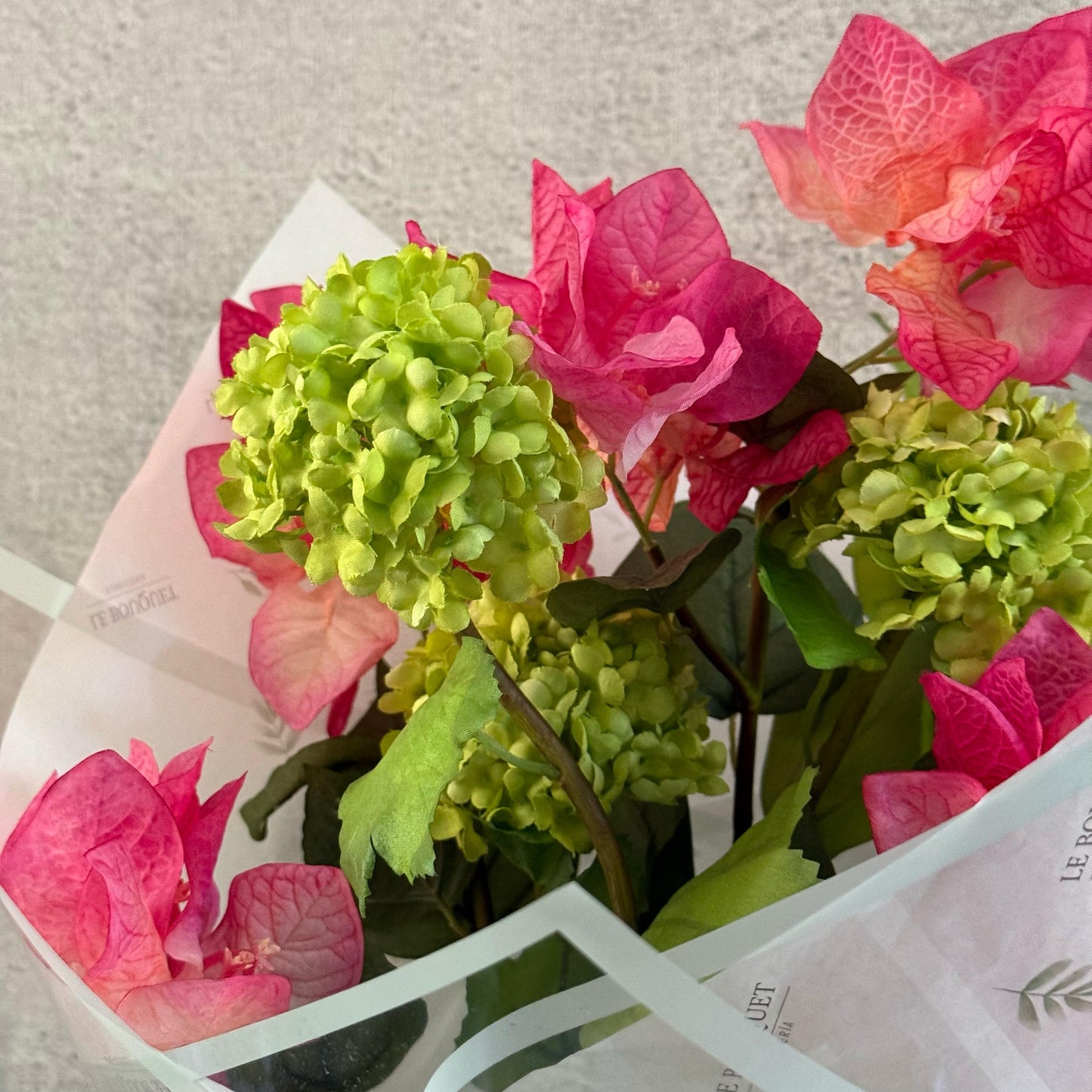 Ramo copos y bugambilia