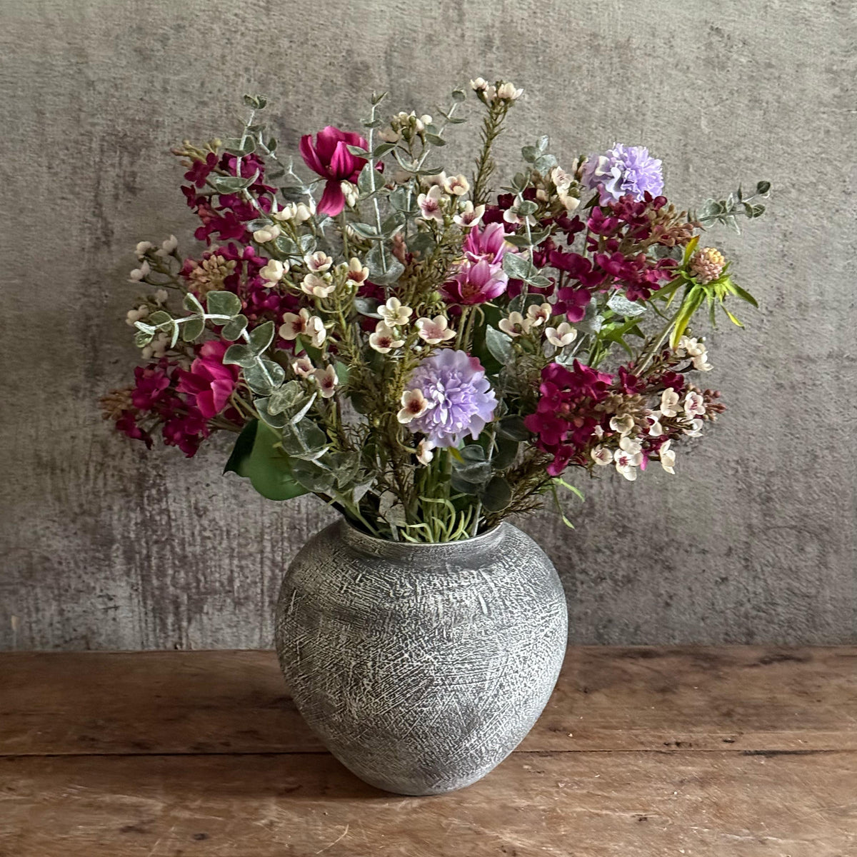 Arreglo Lilas burdeo