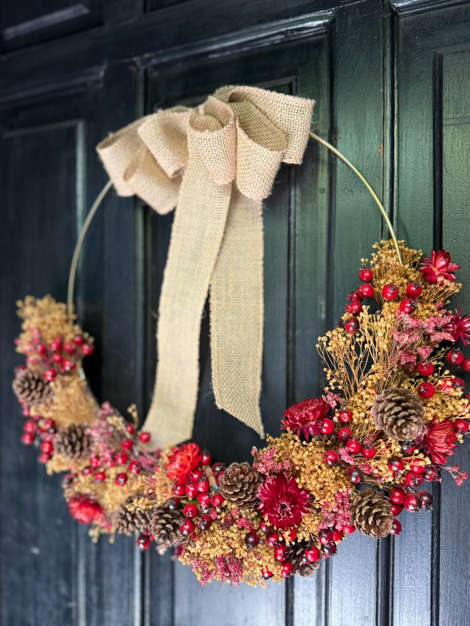 Corona Navideña 35 cm