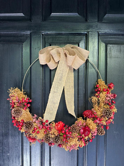 Corona Navideña 35 cm